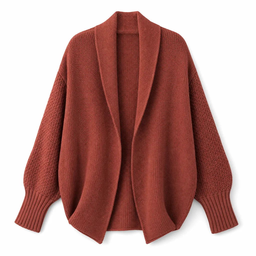 Hester | Women’s Knit Shawl Collar Oversized Cardigan
