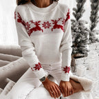 Lyla | Women’s Cute Christmas Crew Neck Sweater