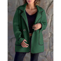 Isadora | Women's Long Oversized Contrast-Trim Jacket