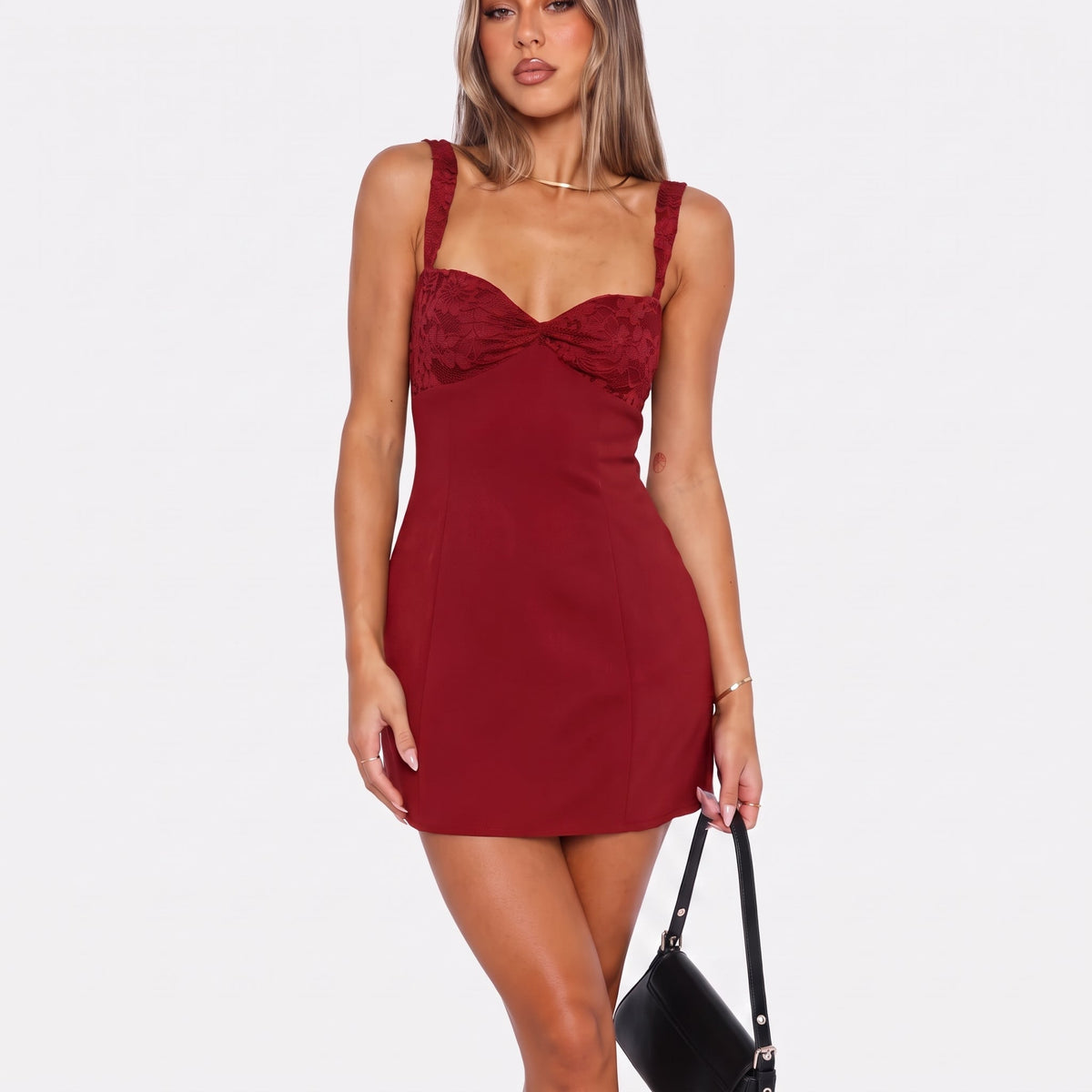 Rosalie | Women's Lace Cup Bodycon Mini Homecoming Dress