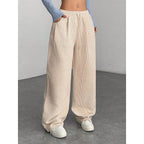 Marisette | Women's Wide-Leg Corduroy Trousers with Drawstring