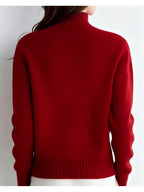 Genevieve | Women’s Button Up High Neck Knit Cardigan