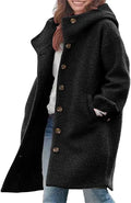 Wilhelmina | Women’s Hooded Long Teddy Coat