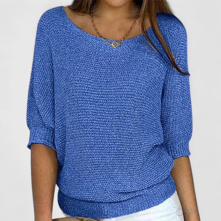 Marigold | Women's Off-Shoulder Batwing Knit Top