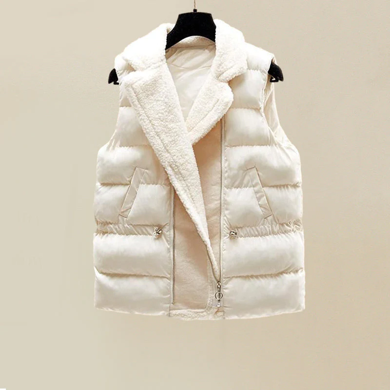 Gracie | Women’s Mock Neck Sweater and Pants Set with Puffer Vest