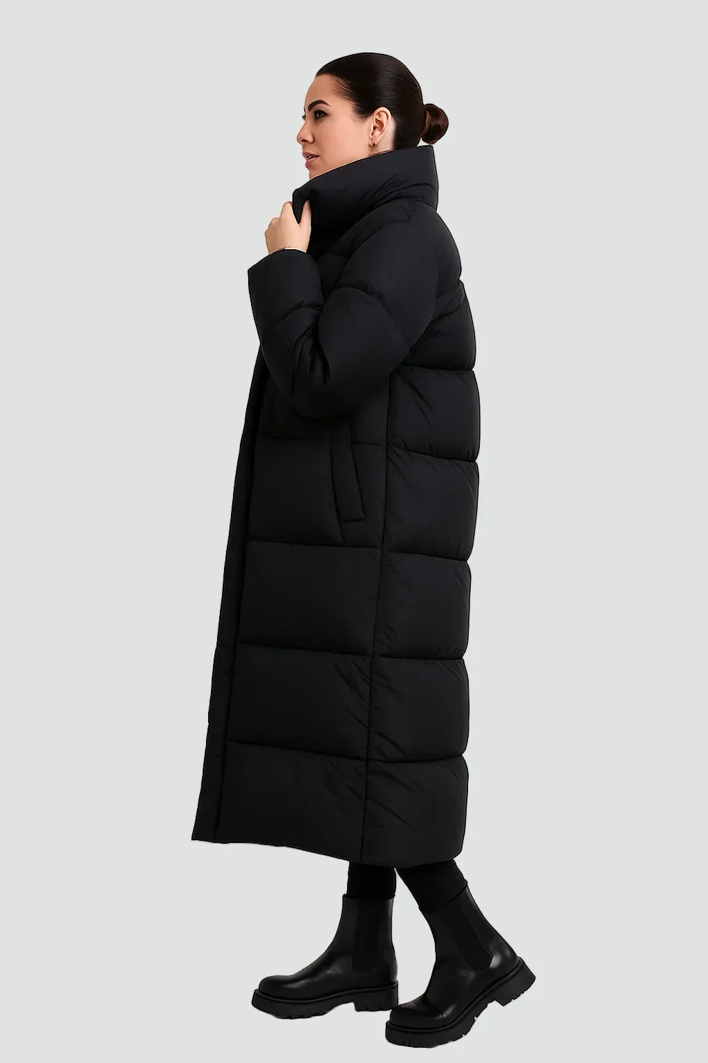 Aurelia | Women’s Quilted Long Hooded Puffer Coat
