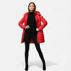 Annelise | Women’s Mid Length Hooded Puffer Jacket