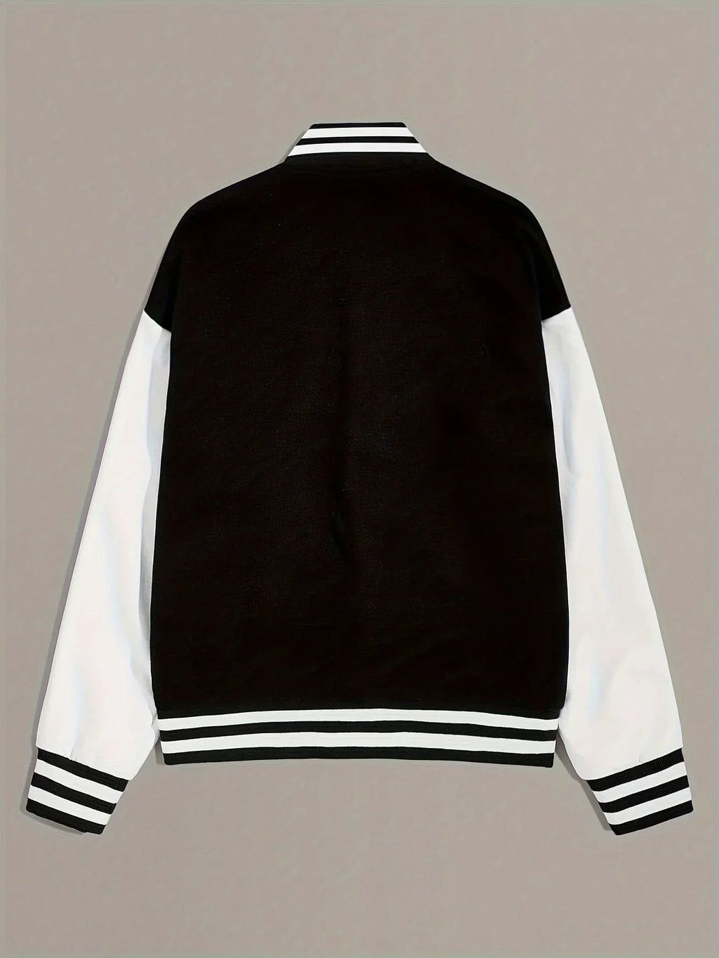 Helene | Women's Varsity Letterman Jacket with Contrast Sleeves