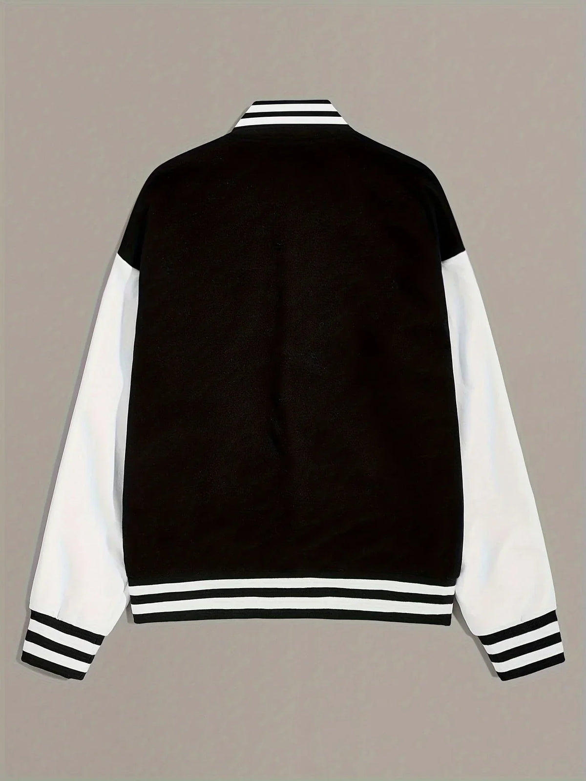 Helene | Women's Varsity Letterman Jacket with Contrast Sleeves