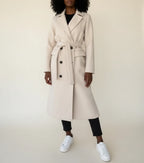 Celeste | Women's Double Breasted Belted Midi Winter Coat