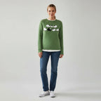 Wren | Women's Black Sheep Graphic Knit Pullover Sweater