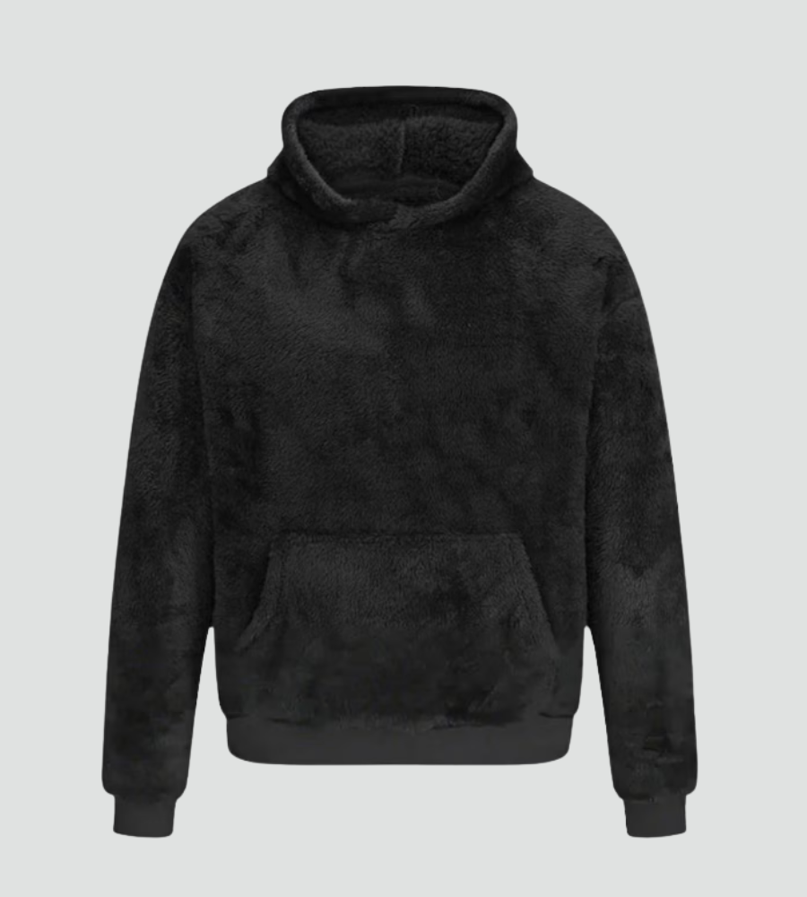 Amara | Women's Fuzzy Fleece Pullover Hoodie with Kangaroo Pocket