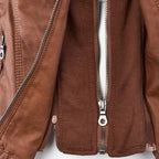 Adelina | Women's Zip-Front Faux Leather Jacket