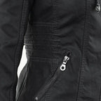 Adelina | Women's Zip-Front Faux Leather Jacket