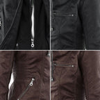 Adelina | Women's Zip-Front Faux Leather Jacket