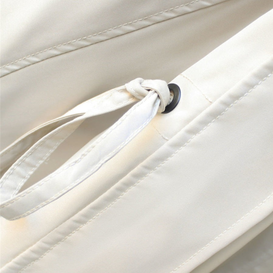Marguerite | Women's Oversized Windbreaker Utility Jacket with Wide Collar