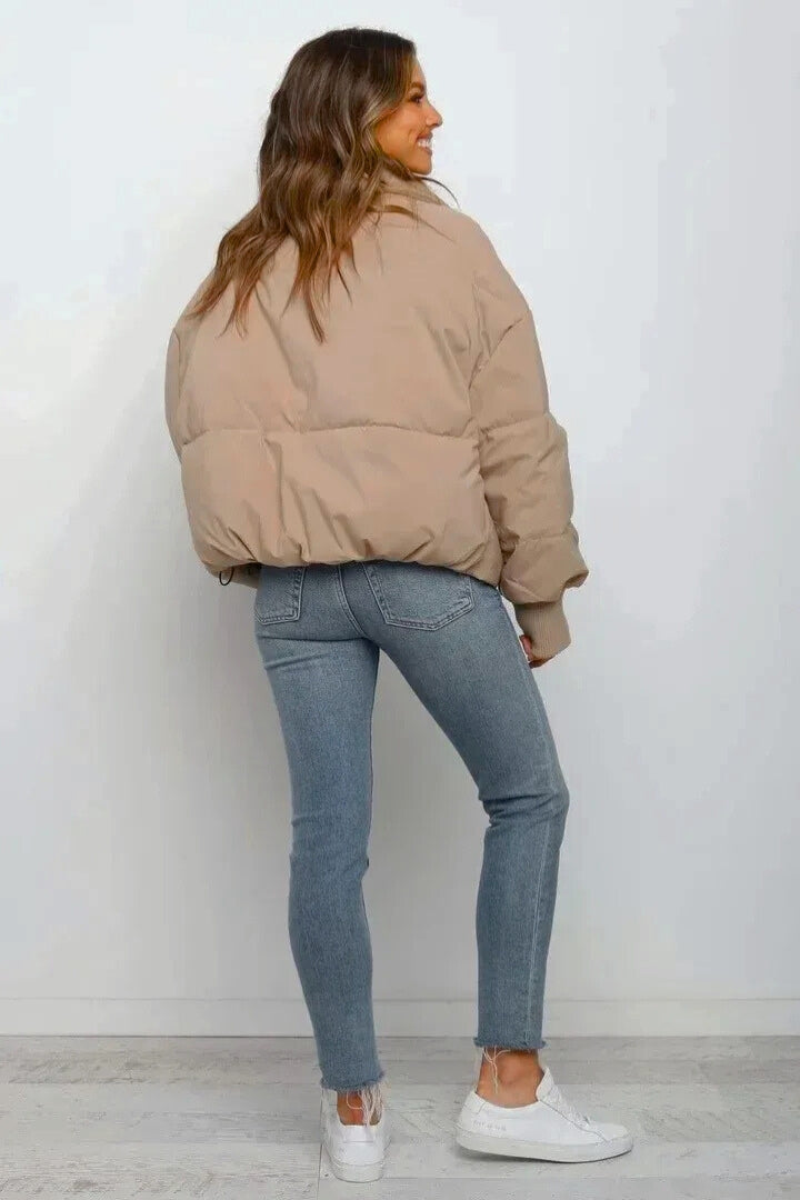 Bianca | Women's Cropped Short Quilted Puffer Jacket