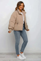 Bianca | Women's Cropped Short Quilted Puffer Jacket