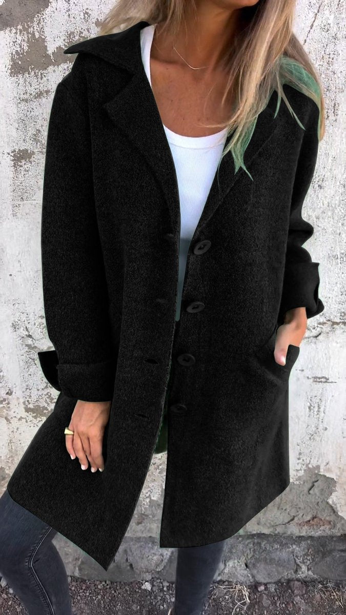 Marisol | Women's Textured Longline Button-Front Coat