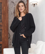 Seraphine | Women's Oversized Ribbed Button-Up Cardigan