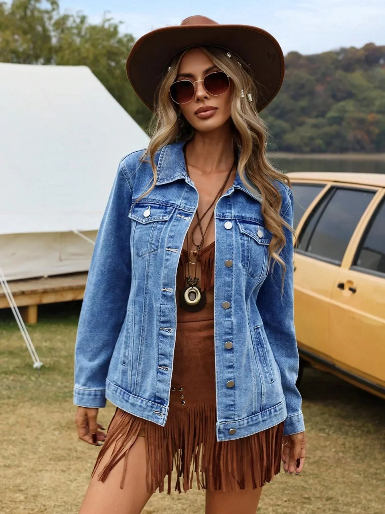 Freya | Women's Relaxed Button-Front Denim Jacket