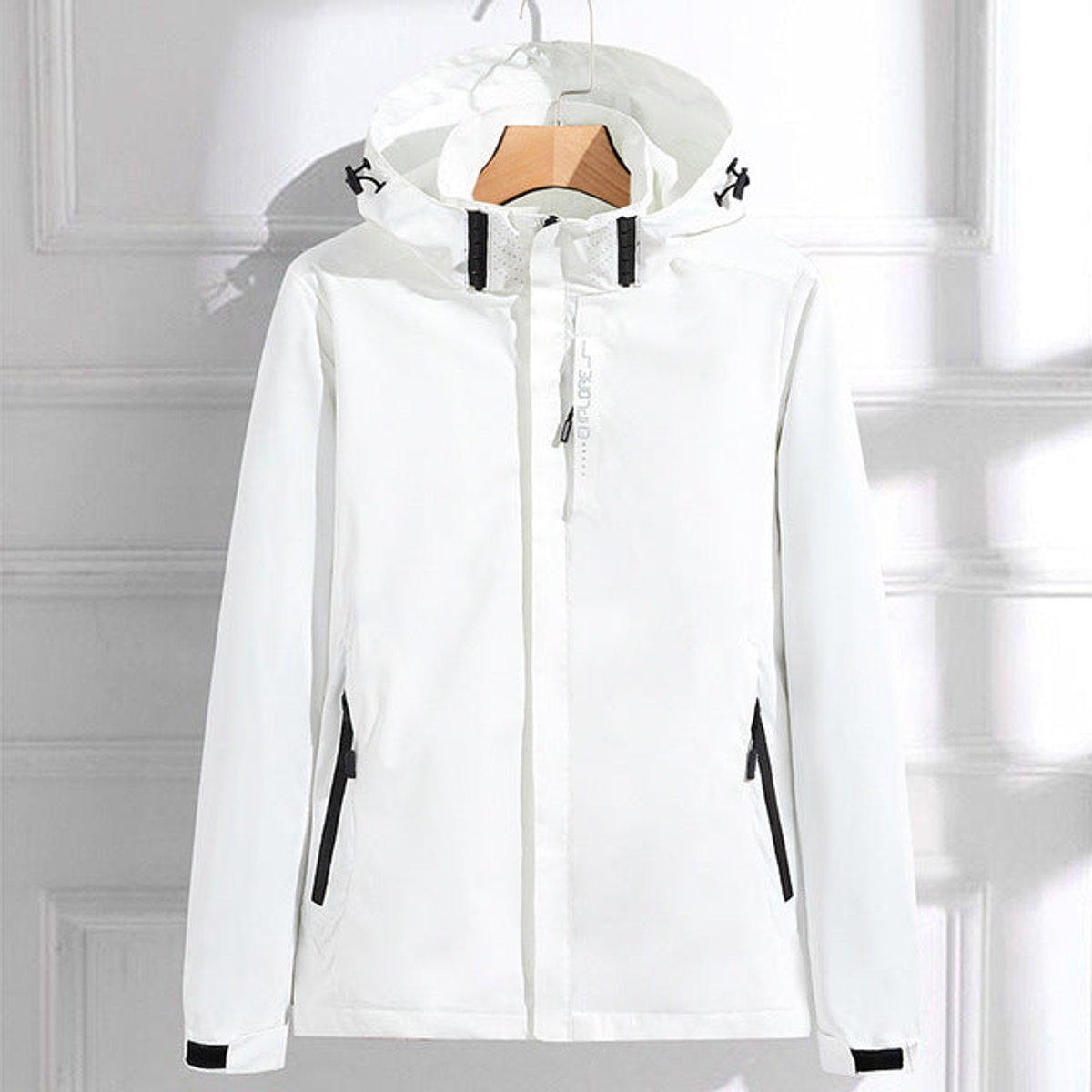 Marisol | Women's Adjustable Hood Waterproof Windbreaker Jacket